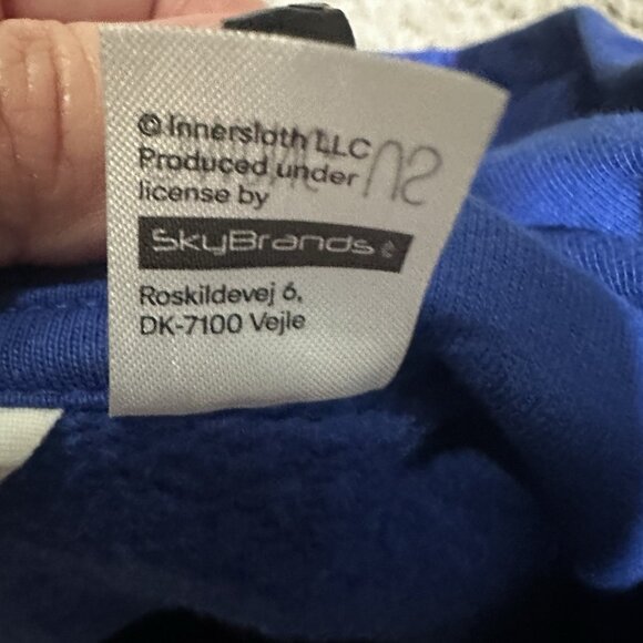 H&M Among Us Sweatshirt Boys Size 5/6 Blue Hooded There Is An Imposter Among Us - Picture 6 of 7